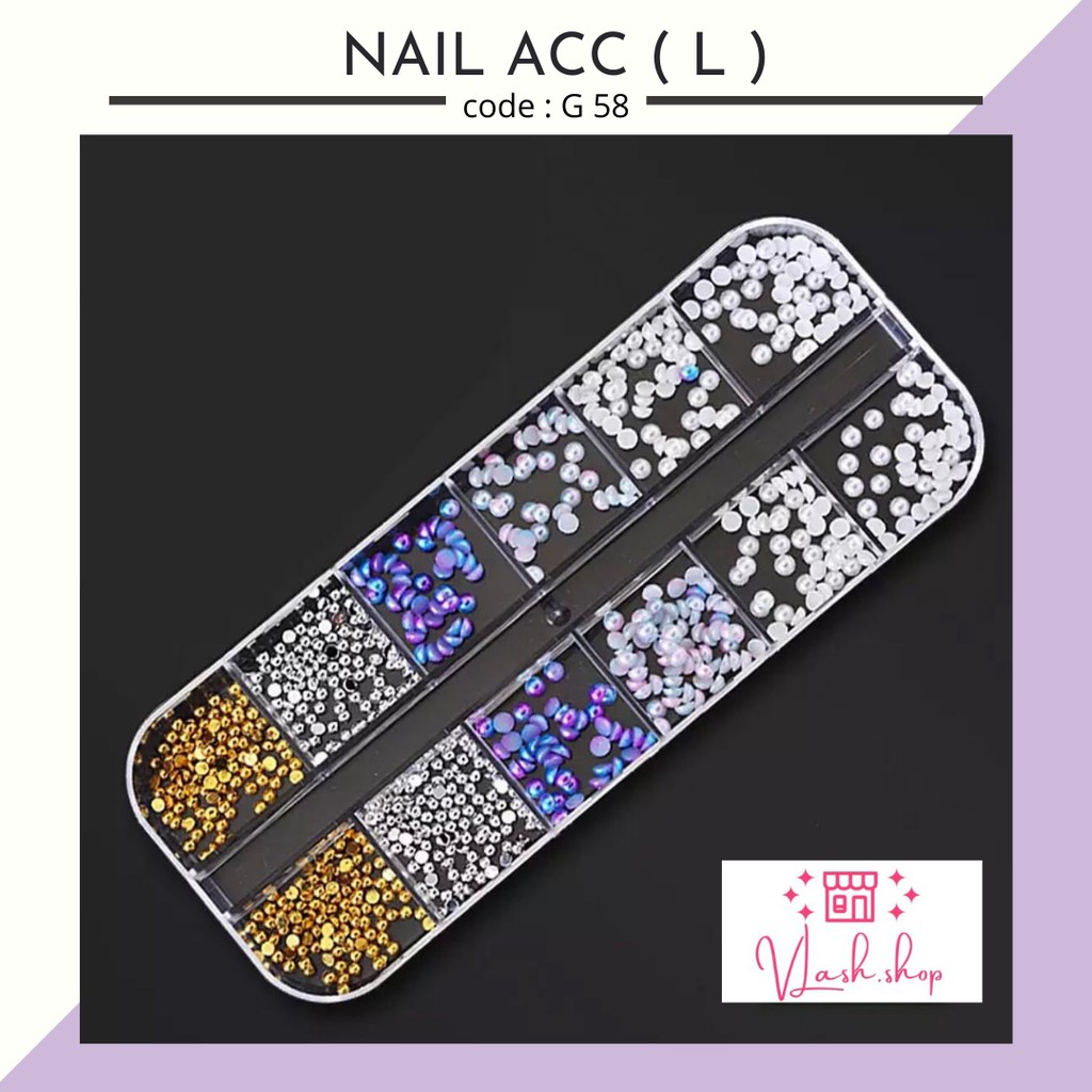 58 - 819 - NAIL ACCESORIES - HIASAN PERMATA KUKU