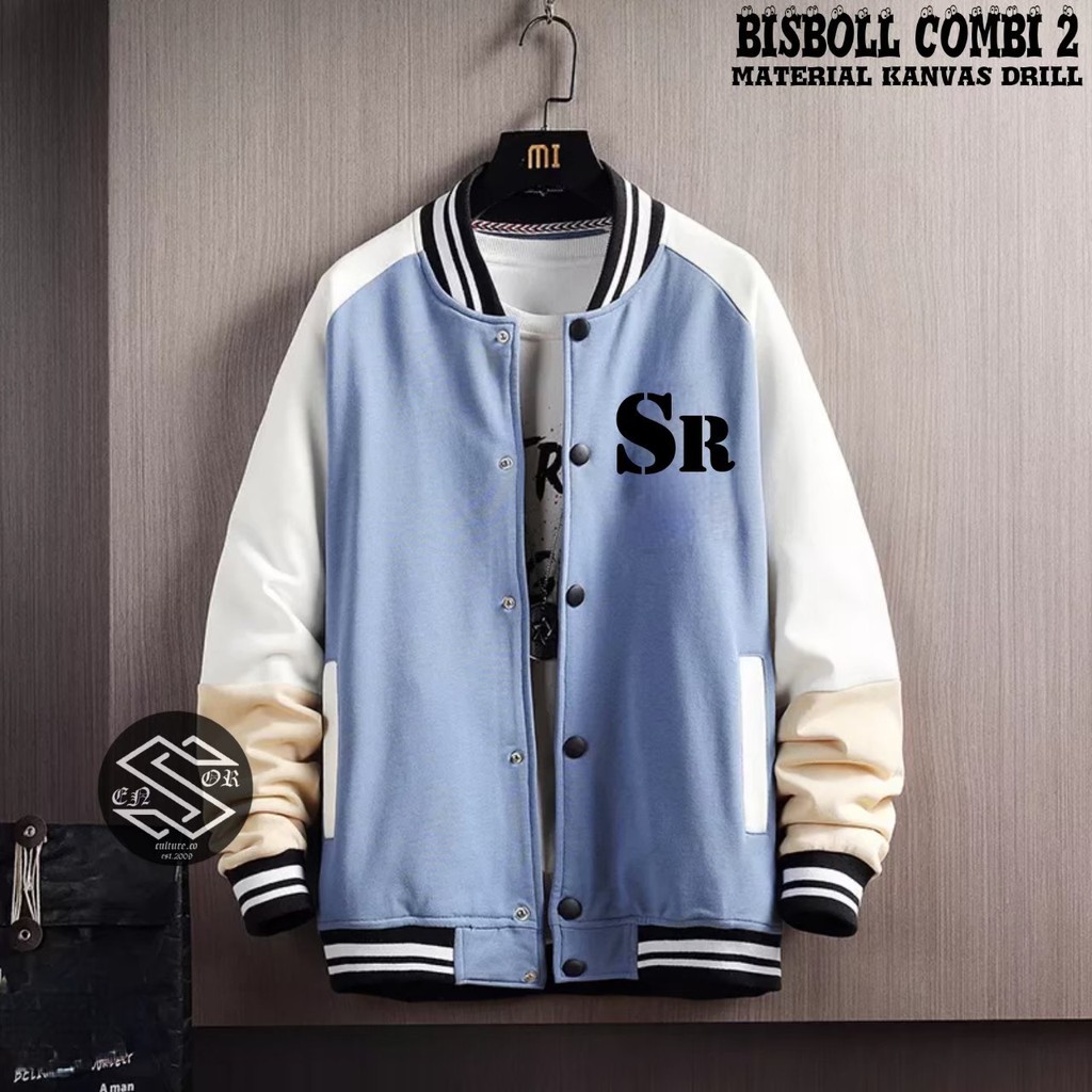 Jaket Bisbol Pria Combi Baseball Original Distro Cowok Keren Murah Terbaru/ Jaket Baseball Bandung