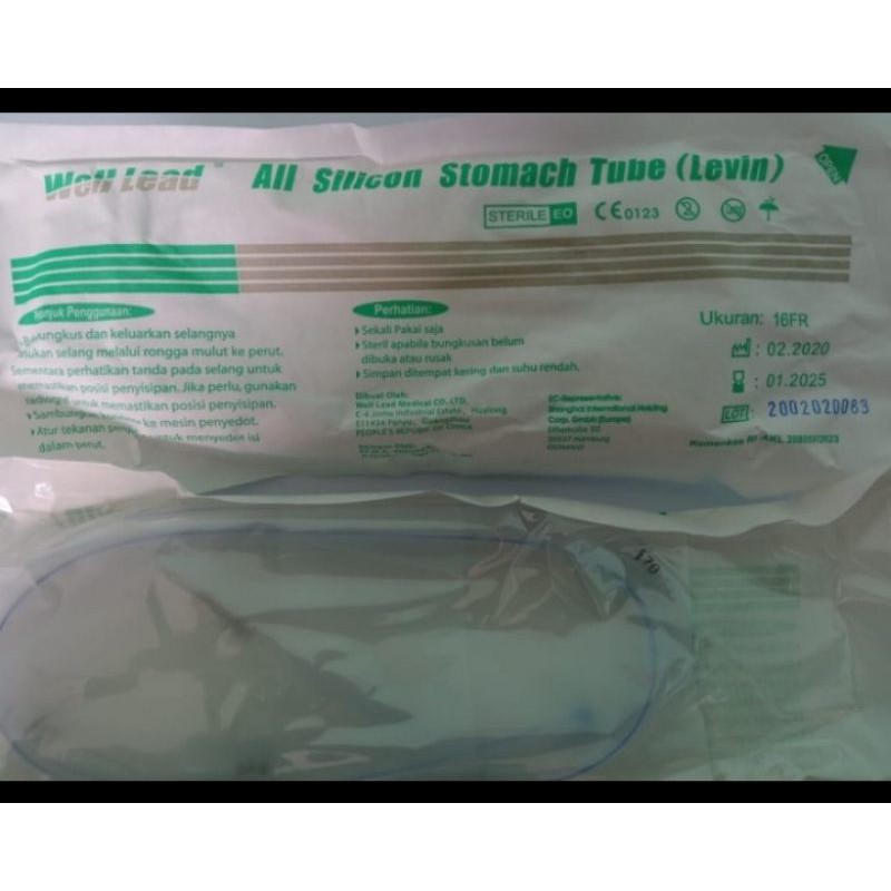 Silicone Stomach nasogastrik Tube Nasal NGt