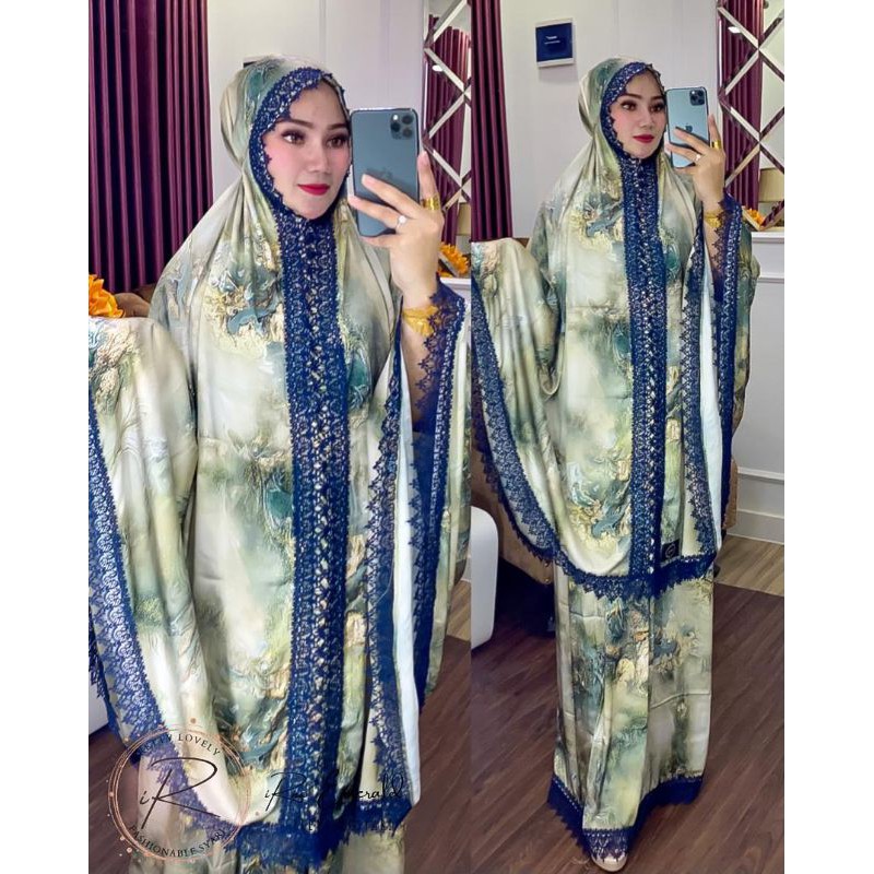 MUKENAH PREMIUM AISYAH BY IRNA GALLERY ORIGINAL