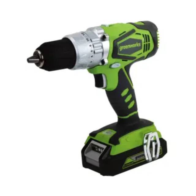 Bor impact drill cordless  li-ion 13MM 24V GREENWORKS / bor portable greenworks 13mm 24v