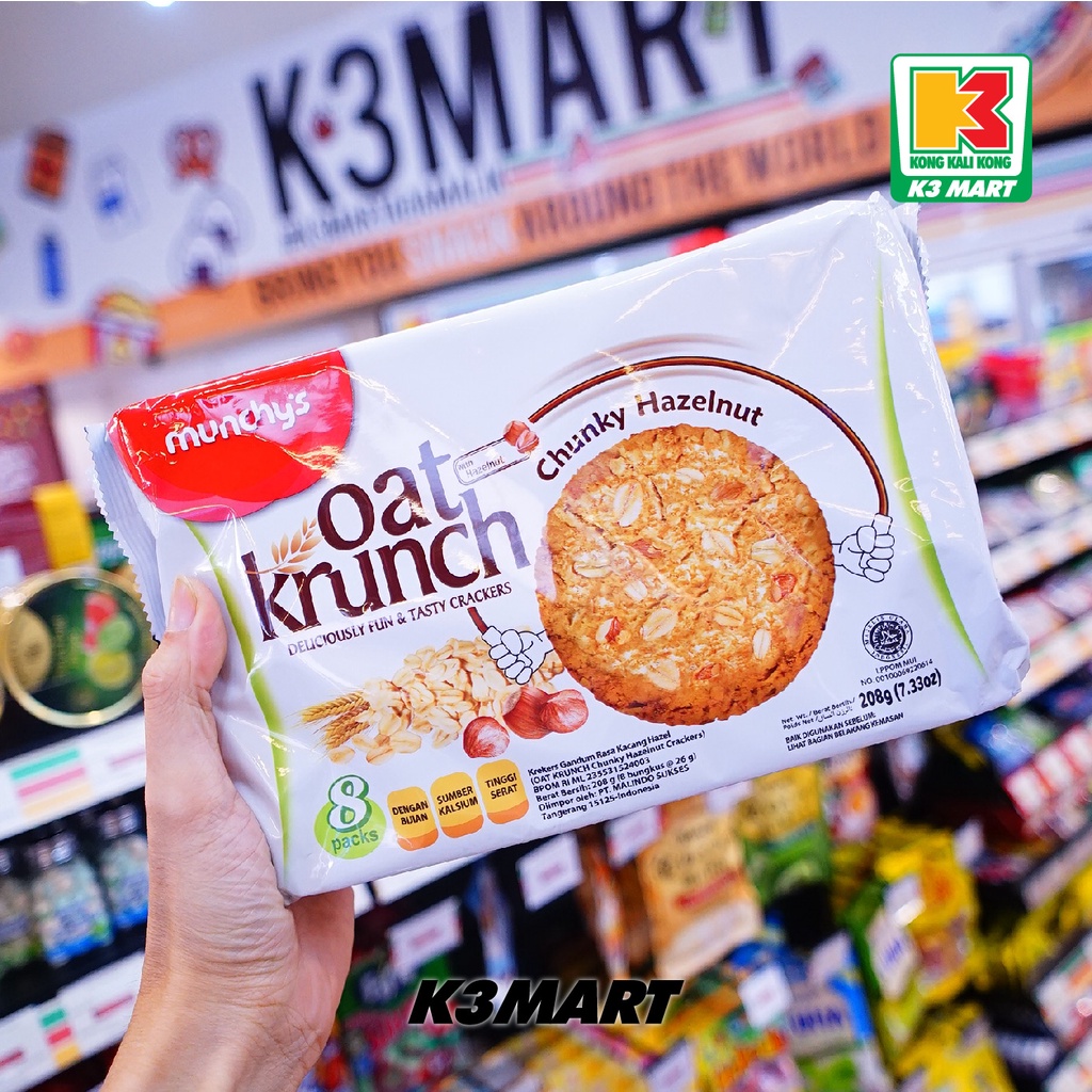 

Munchys Oat Krunch Chunky Hazelnut 208gr