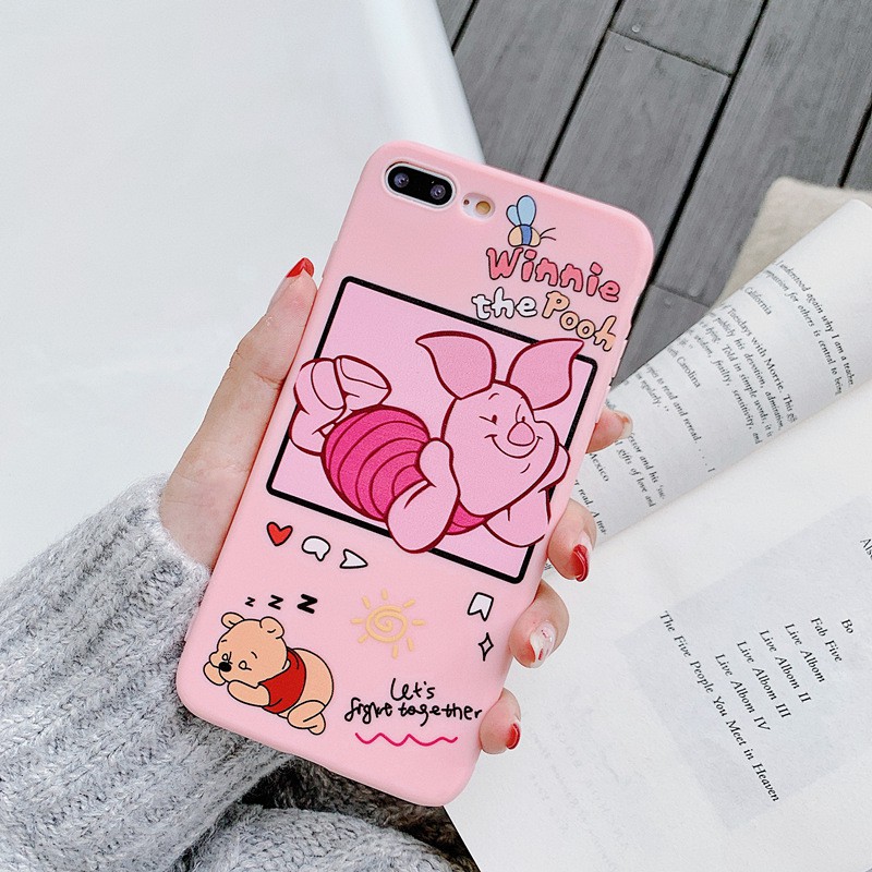 The Pooh Printing Softcase Printing Oppo neo7 f1s a1k a7 a5s f9 vivo v9 y83 y71 y53 redmi 4a 7a 6a