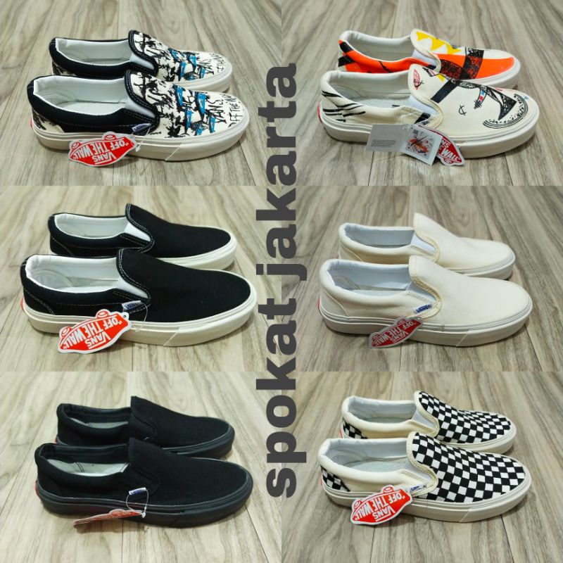 Vans Slip On Black/White OG Vault WF DT Import Quality