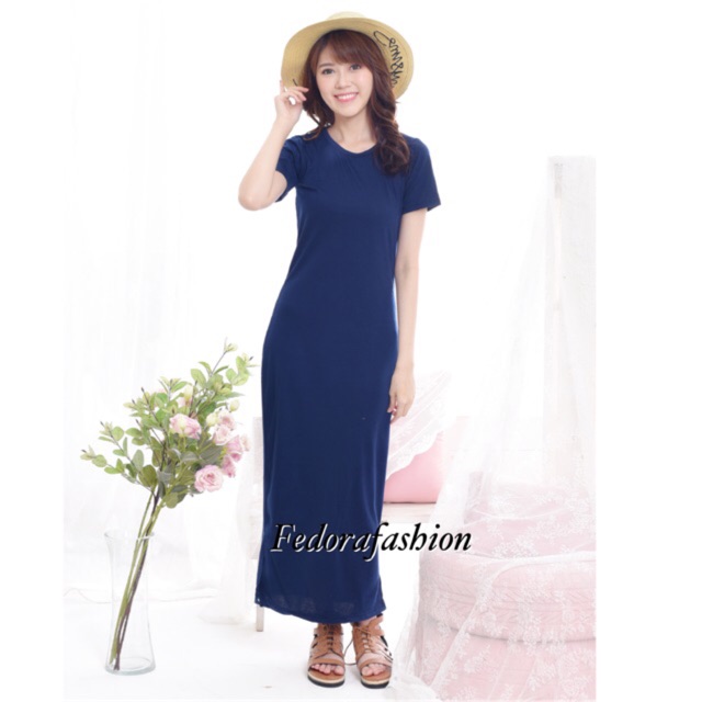 FedoraFashion DRESS MAXY ELSANA LONGDRESS WANITA  Shopee  