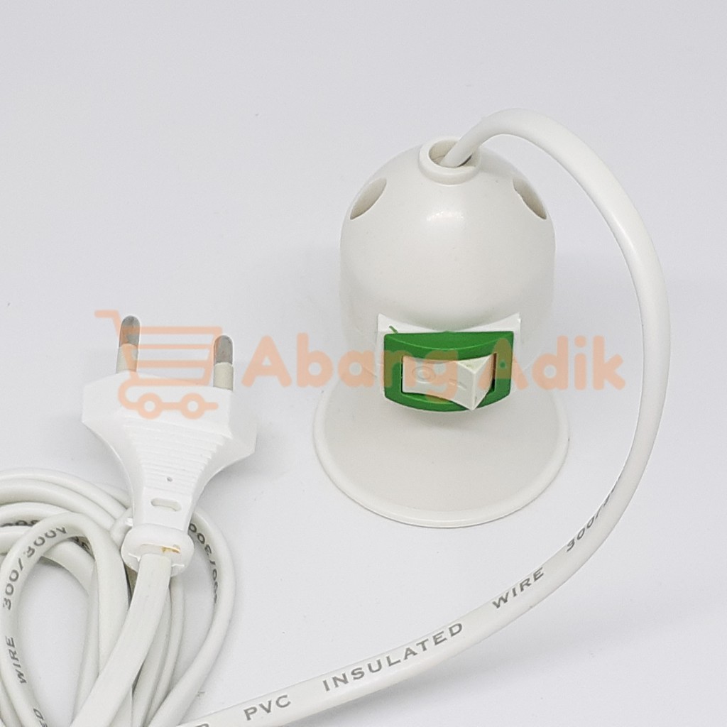 Fitting lampu dan kabel 3m 3 meter Fiting Rumah Saklar Sakelar Switch