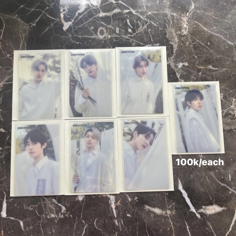 Photocard Hakanai POB Enhypen Niki Sunghoon Heeseung Jungwon Jay Jake Sunoo PC Benefit UMS