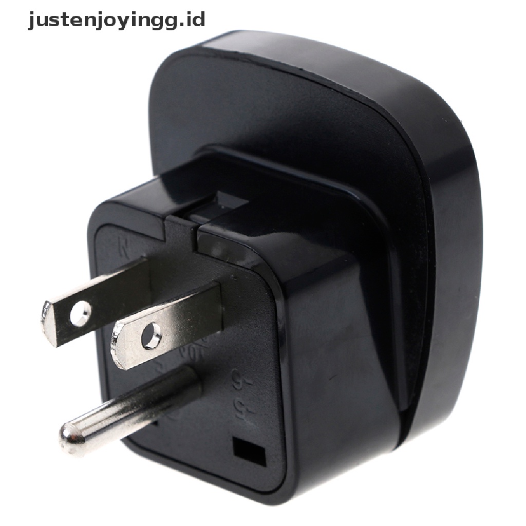 // justenjoyingg.id // Universal EU UK AU to US USA Canada AC travel power plug adapter converter ~