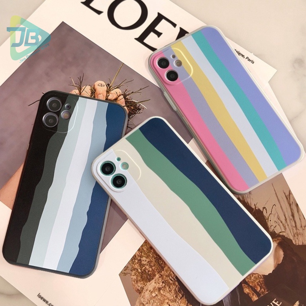 SOFTCASE MACARON PELINDUNG KAMERA CUSTOM RAINBOW OPPO VIVO SAMSUNG REALME XIAOMI IPHONE INFINIX FOR ALL TYPE JB5811