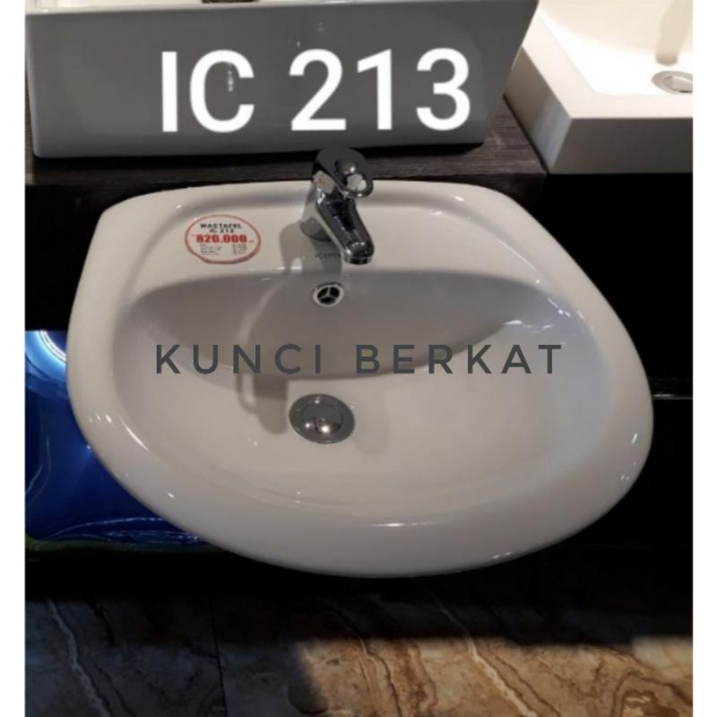 Wastafel keramik/Tempat cuci tangan/Bowl only/Semi Oval