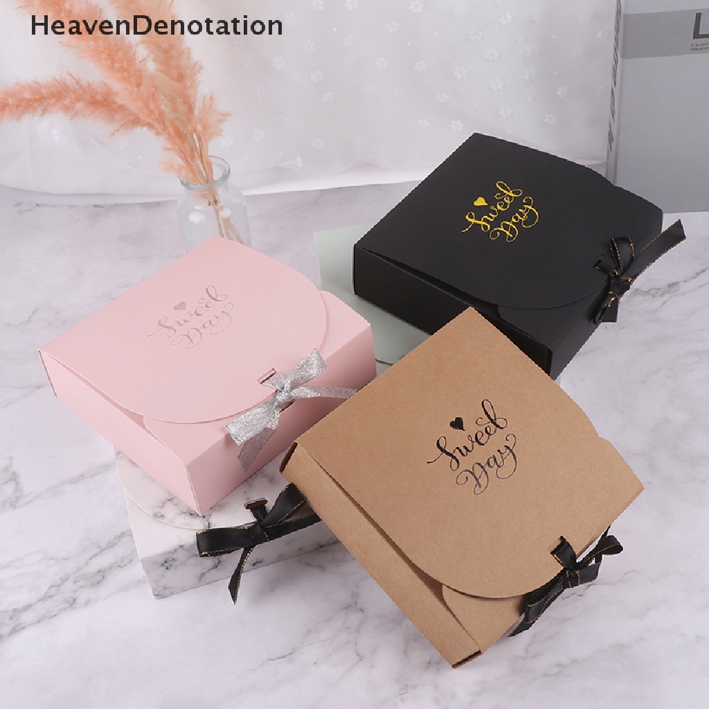 Kotak Permen Desain Marmer Bahan Kertas Kraft Untuk Hadiah Hari Valentine