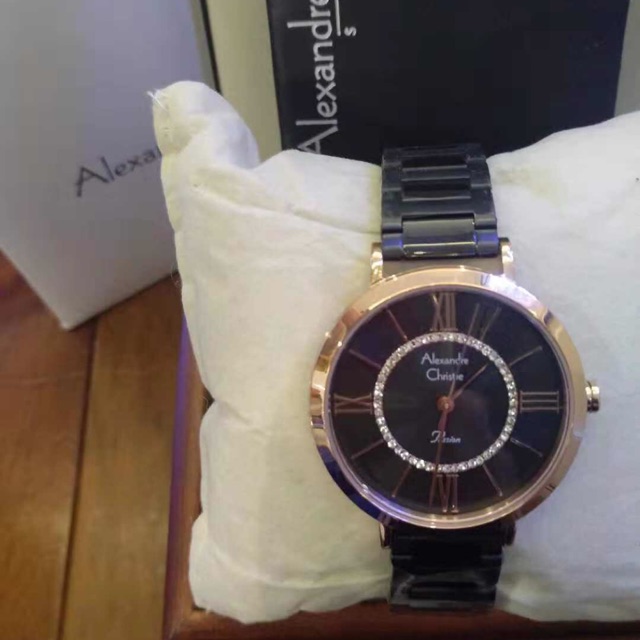 Alexander christie 2769 biru rose gold