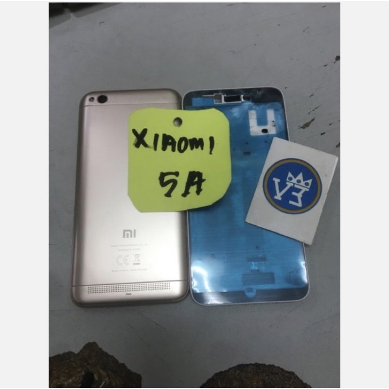Casing Xiaomi Redmi 5A Fullset Backdoor plus Frame LCD Bazel