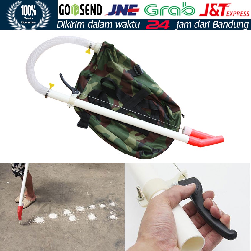 Alat Tabur Pupuk Ransel 25Kg / Alat Kocor Pupuk Granul Padat Semi Otomatis / Tas Pupuk Pertanian / A