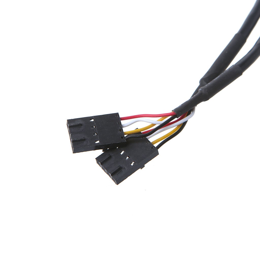 PC Case Internal 9-Pin USB 2.0 Male 1 To 4 Female Splitter PCB Chipset Extender