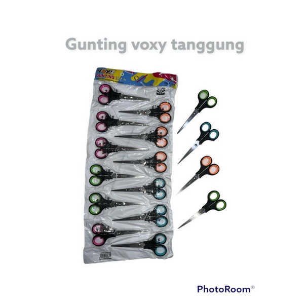 

Gunting / Alat Pemotong Kertas ukuran Tanggung merk Voxy Sangat Tajam Anti Karat (1 PCS)