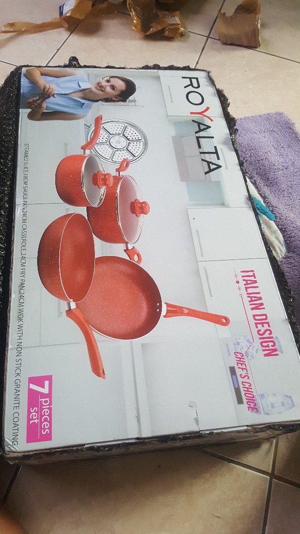 Panci Set Mewah 7 Pc Royalta Italian | Hadiah Parcel Lebaran Yang Bagus