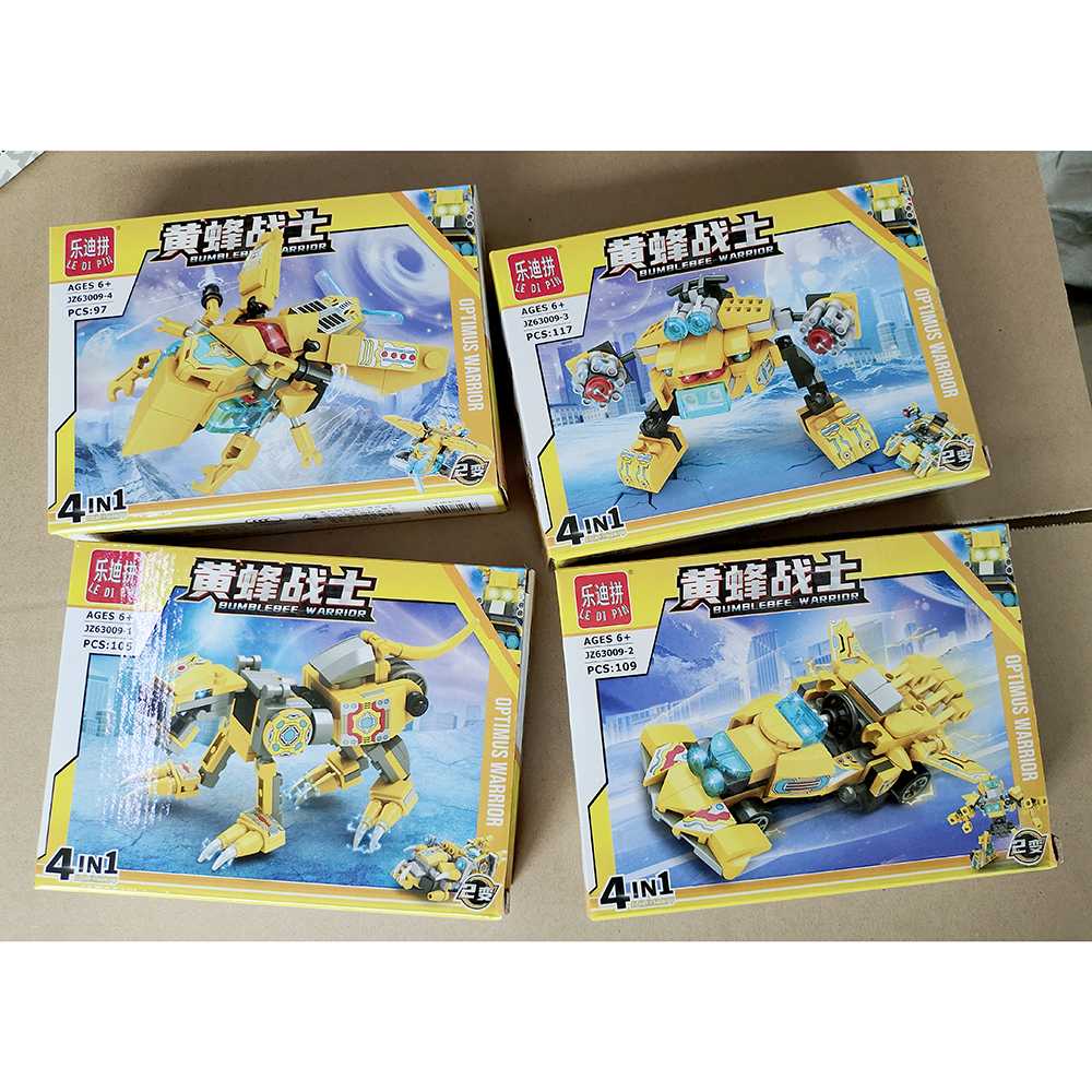 Mainan Robot Building Blocks Mainan Bumblebee Warrior Acak JZ63009