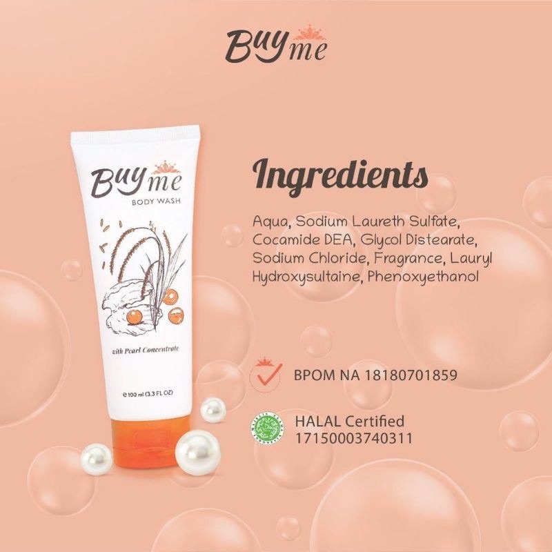 BUYME BODY WASH Sabun Mandi BuyMe Sabun Pemutih Badan Permanen Dan Pemutih Kulit / sabun Viral Buyme