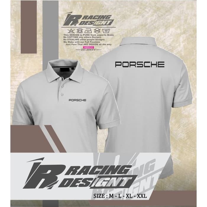 Poloshirt / Kaos Polo Porsche Terbaru Murah Distro -IR Merch -dompet