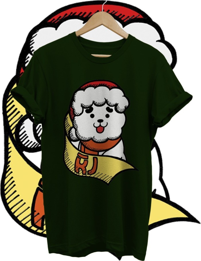 KAOS bts natal TSHIRT RJ BT21 NATAL COMBED 30S