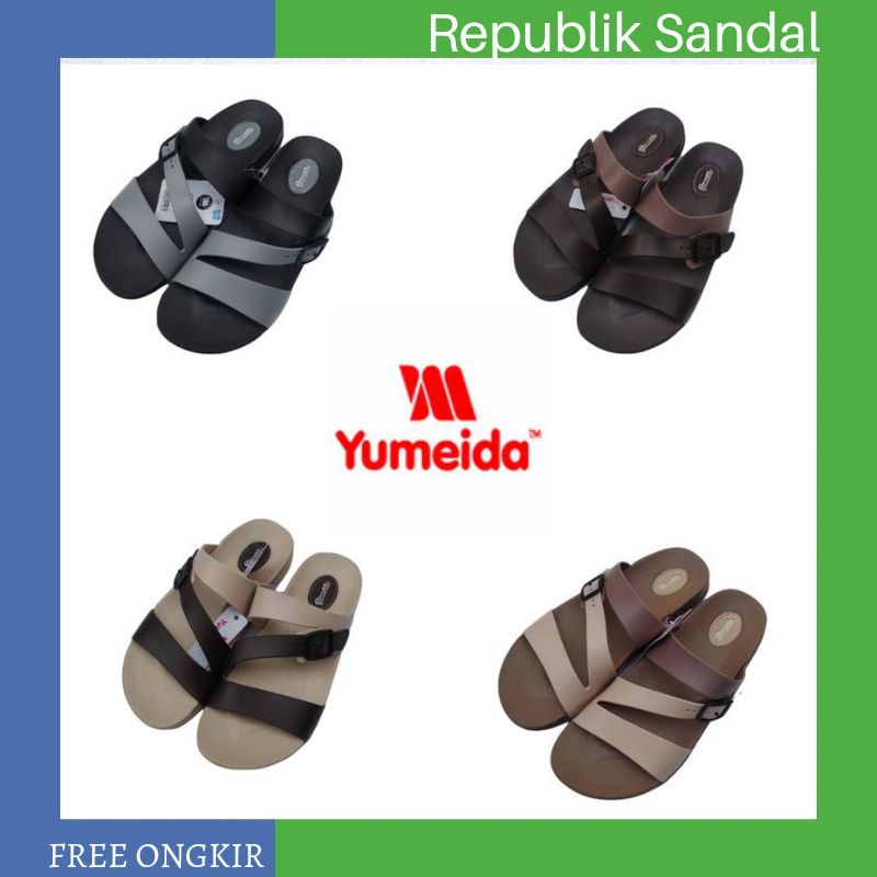 sandal wanita gesper YUMEIDA LD 7121 BL 36-41