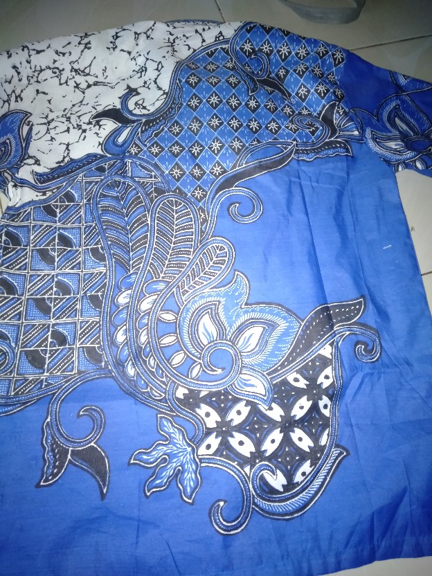 Bswart Batik Hrb026 Kenongo Hem Pendek Padi Pekalongan M L Xl Batik Pria Murah Modern Grosir