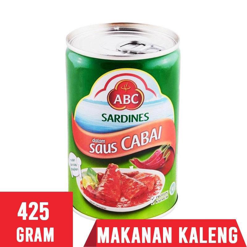 

ABC SARDINES IN CHILI SAUCE 425Gr (1 kaleng)