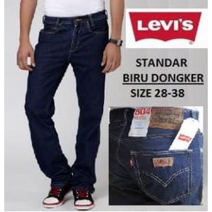 Celana Jeans Jumbo LIVES Standar Biru Dongker 39 - 44