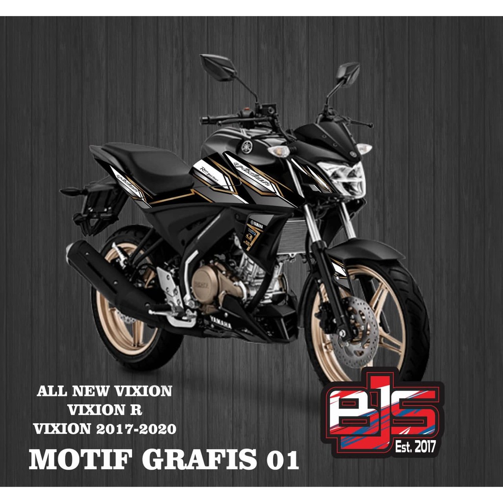 [COD] Stiker Sticker Striping all New Vixion Vixion r 2017-2020 grafis 01
