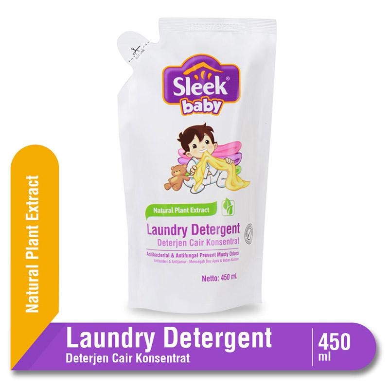 Sleek Detergent Laundry Bayi - Sabun Pakaian Bayi - Sabun Cuci Baju Bayi