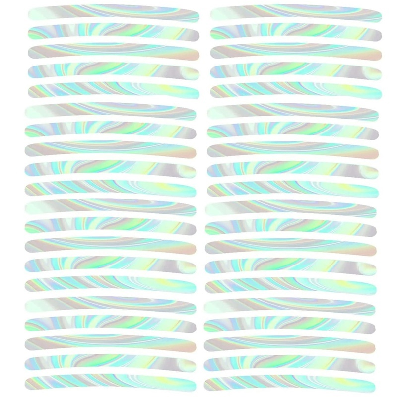 Self-adhesive 20Pcs Strip Reflektif Untuk Mobil Sepeda Motor Peringatan Keselamatan Pelangi Bercahaya Hub Stiker Universal Aksesoris Otomotif Aksesoris Eksterior Mobil
