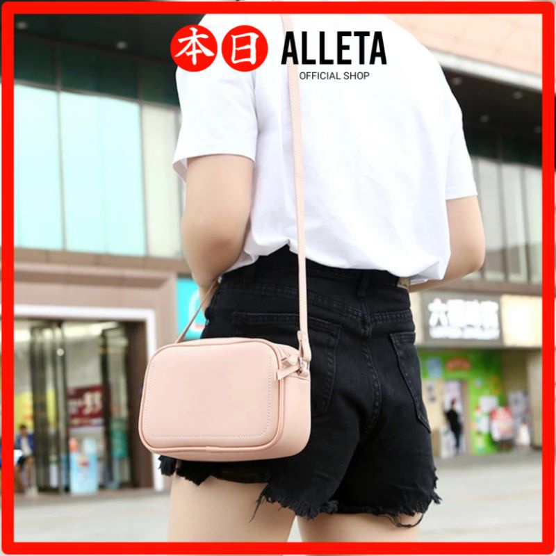 ALLETA TAS SELEMPANG SLEMPANG SLING BAG BAHU KEKINIAN KERJA KONDANGAN WANITA  CEWEK LUCU KOREA REMAJ