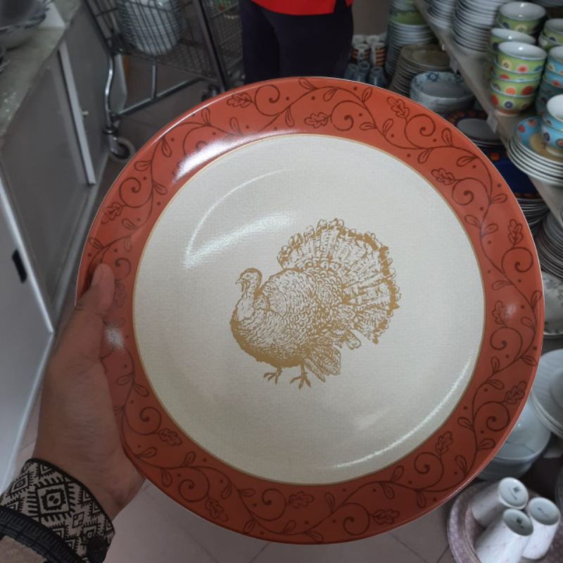 MERAK DINNER PLATE PIRING KERAMIK SANGO HIAS PAJANGAN DINDING WALL DECOR DEKOR VINTAGE JADUL CANTIK