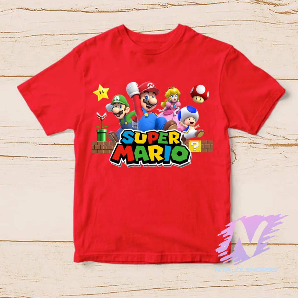 KAOS ANAK SUPER MARIO