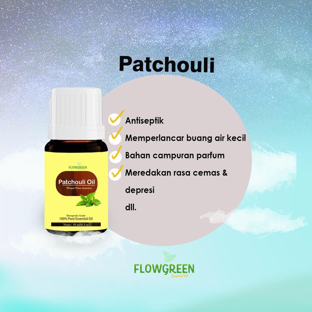 Patchouli Essential Oil Diffuser Humidifier By Flowgreen