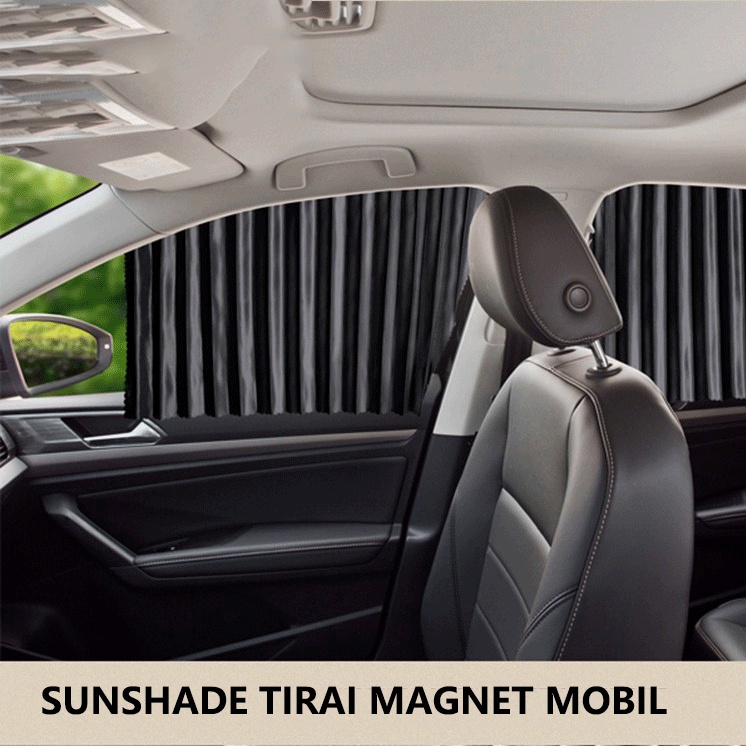 Sunshade Tirai  Mobil Magnet Premium 4Sisi Jendela Sinar Matahari  Tirai Jendela Mobil sunshield/Gorden Mobil/tirai mobil kaca samping