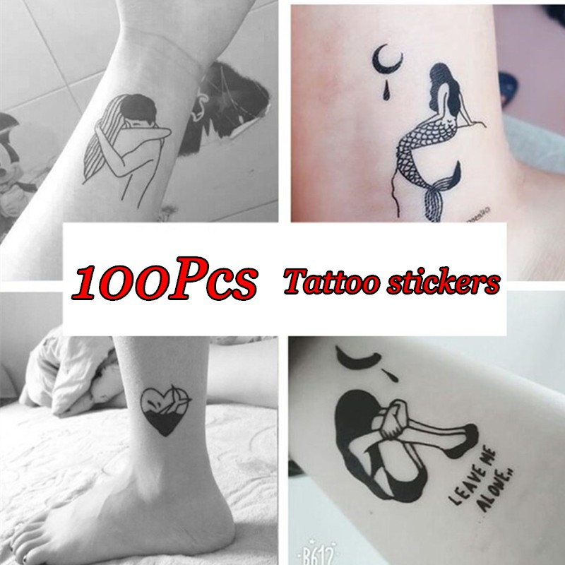 Wow 30 Gambar  Tato  Kartun Hitam Putih Gambar  Tato  Keren