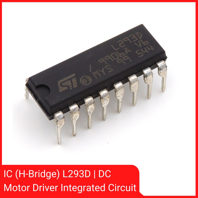 5x IC(H-Bridge) L293D Motor Driver | DC Motor Driver Integrated Circuit