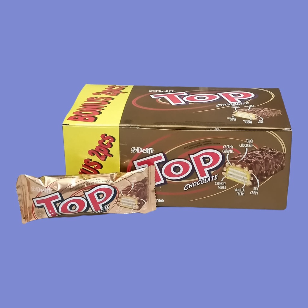

Top Delfi Chocolate Wafer KAramel 9g [24pcs/box]