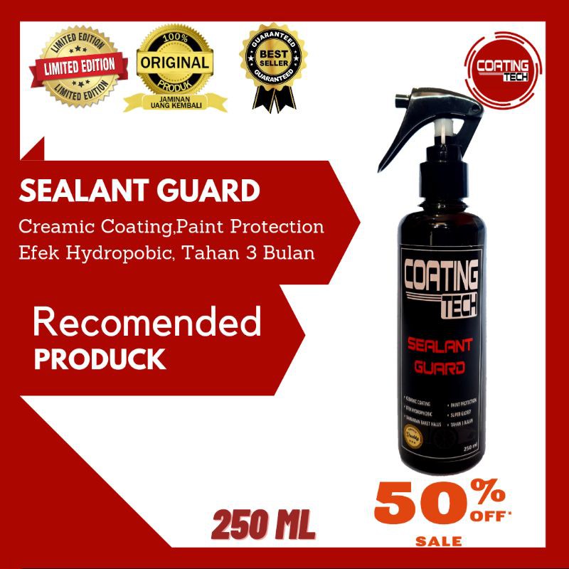 Coating Tech Sealand Guard Pengkilap Bodi Mobil & Motor Creamic Coating Paint Protection