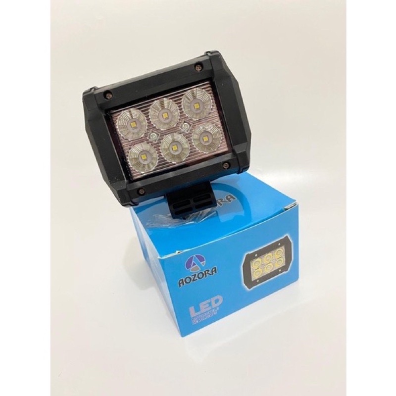 [1 mode diam]Lampu Tembak Sorot LED 6 Mata Cahaya Putih