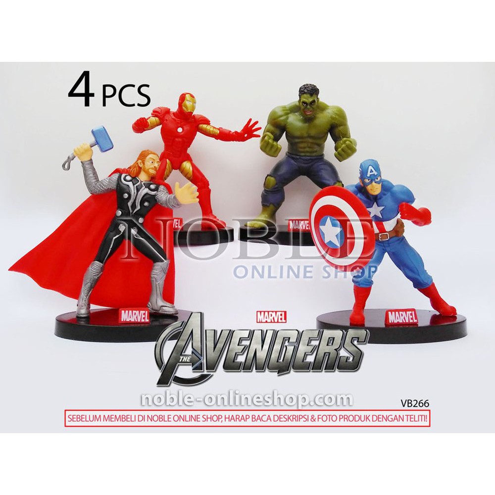 TERBARU 2019.  Avengers 4 Figure-hulk-iron man-kapten amerika-captian america-toys-koleksi mainan p