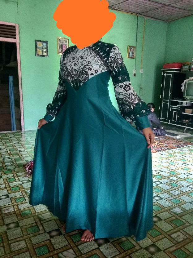 Maura Couple - Sania Ruffle Batik Couple Ori Ndoro Jowi Garansi Termurah Shopee - 6