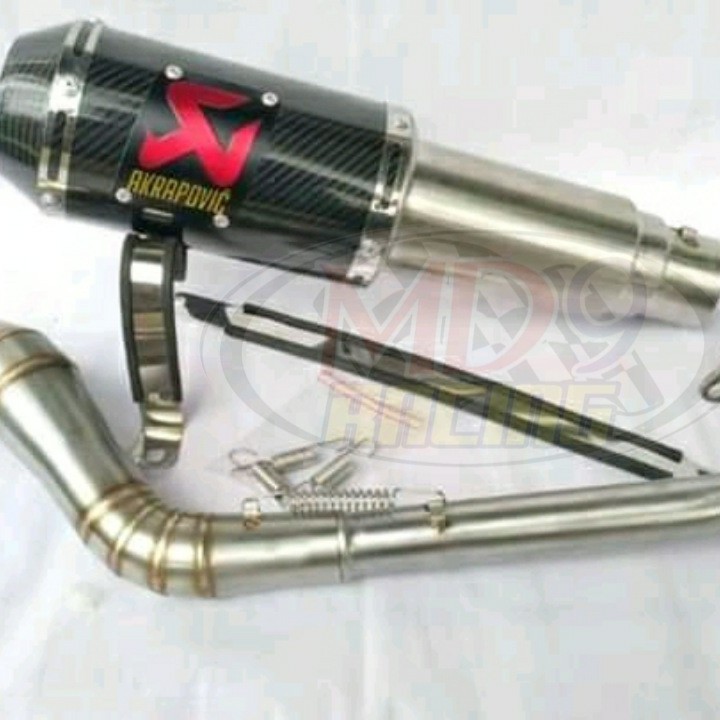Knalpot Racing AKRAPOVIC GP M1 Nmax Aerox Beat Vario Mio Scoopy Pcv Adv