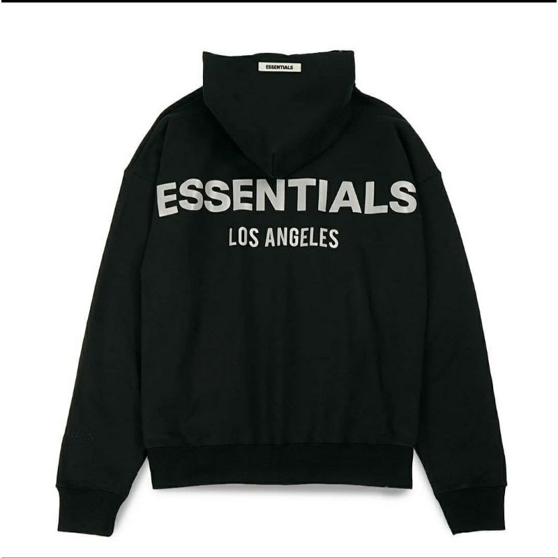Fear Of God Essentials Los Angeles 3M Reflective Pull Over Hoodie Original