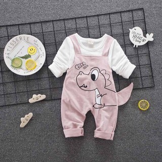 Setelan Kaos T Shirt Bayi  Laki laki Lengan Pendek  Gambar  