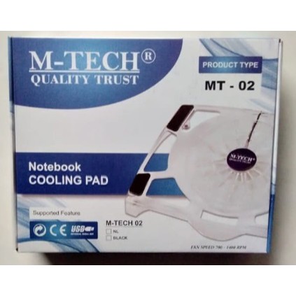 Cooling Pad kipas Pendingin Notebook Laptop M-tech MT-02 mtech MT02