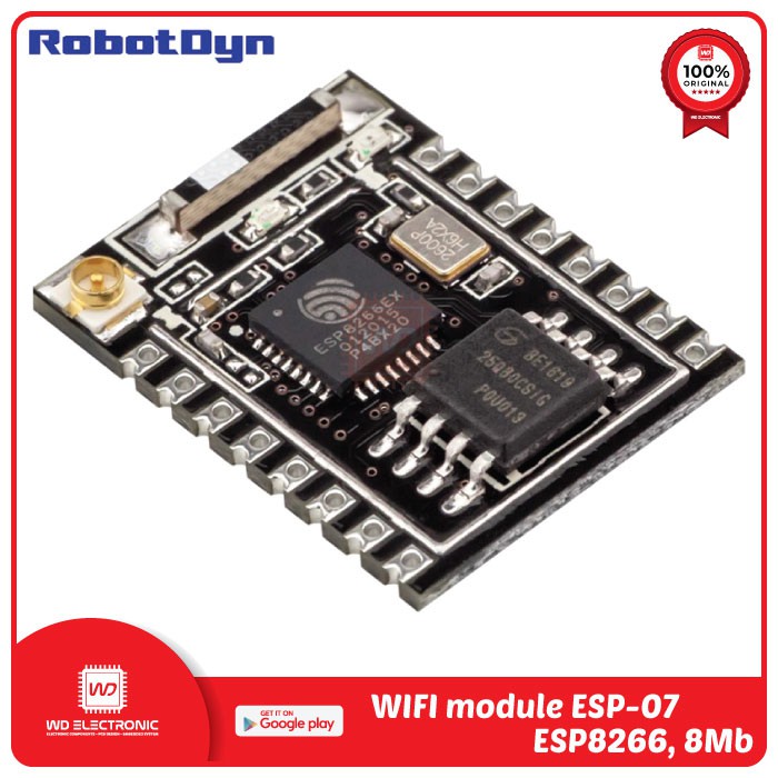 RobotDyn ESP-07 ESP 07 WIFI module ESP8266 8 Mb from RobotDyn