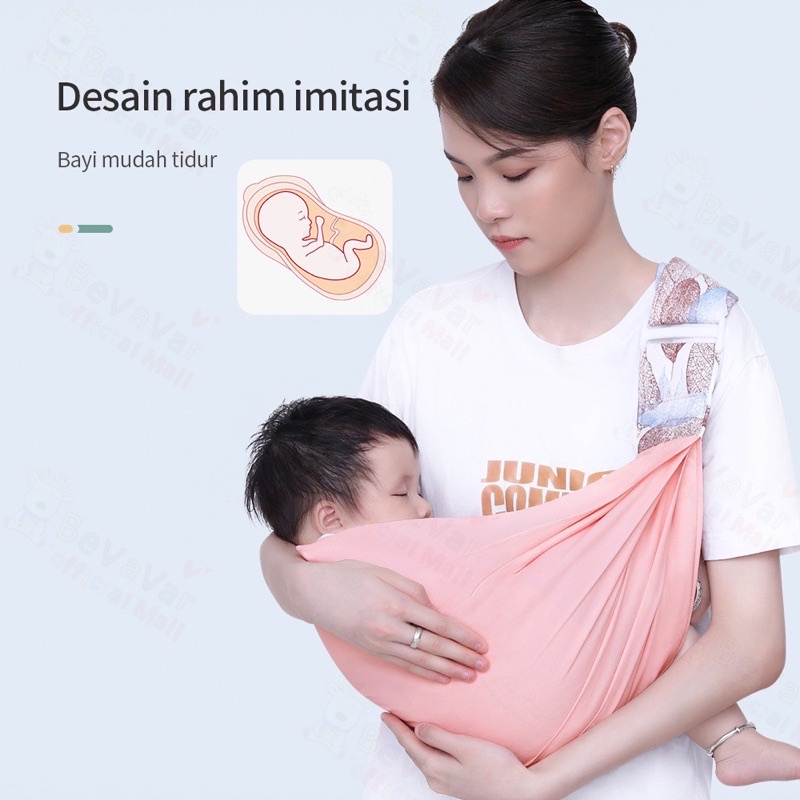 Gendongan Bayi samping Kain gendongan bayi newborn gendongan bayi depan m shape baby carrier 0-2 Tahun